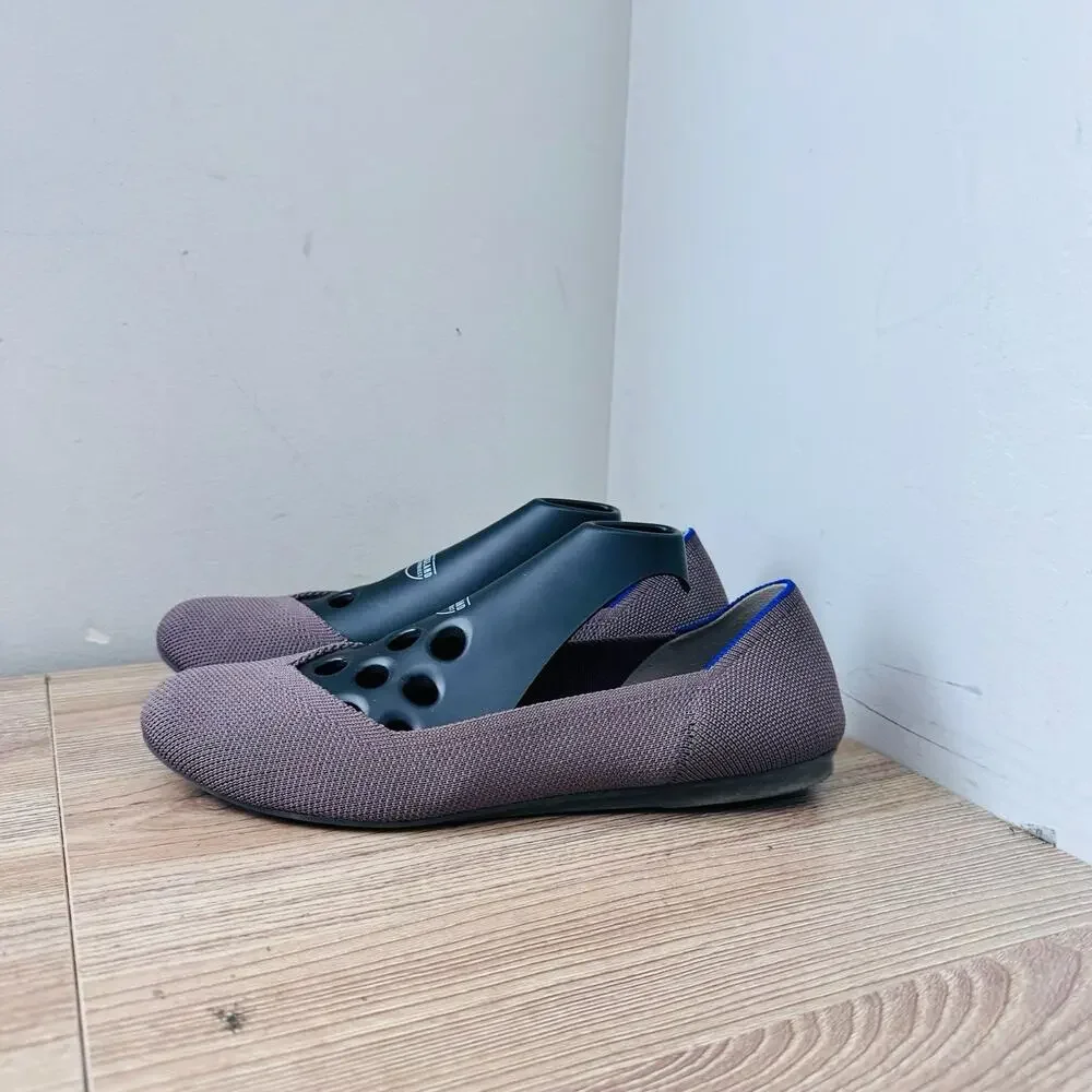 Rothy’s The Flat Mauve Knit Slip On Flats Women’s Size 7.5